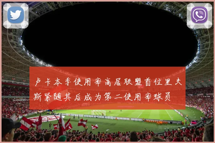 卢卡本季使用率高居联盟首位里夫斯紧随其后成为第二使用率球员