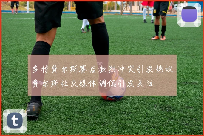 多特费尔斯赛后激烈冲突引发热议费尔斯社交媒体调侃引发关注